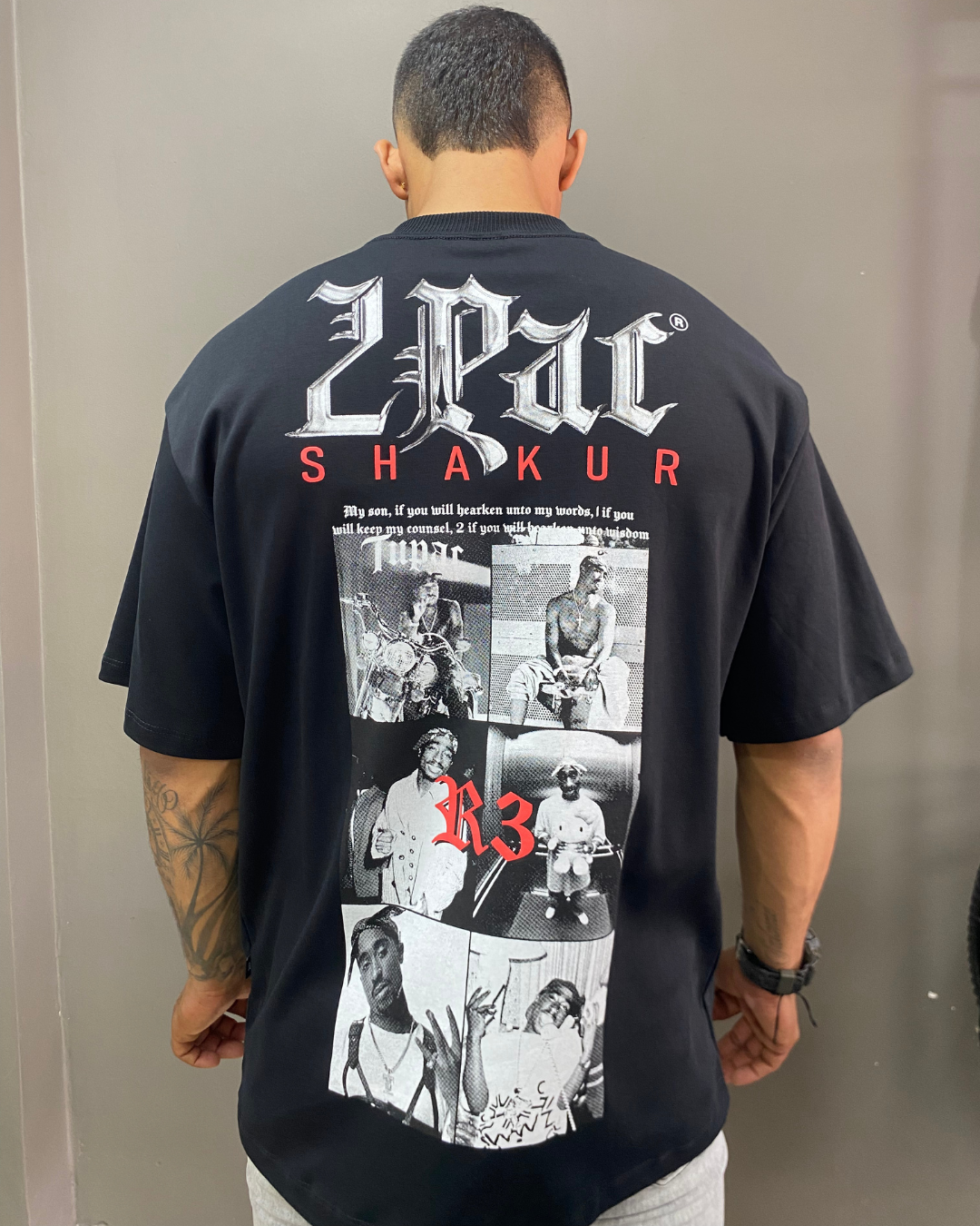CAMISETA OVERSIZE 2 PAC CALIDAD PREMIUM 280GM