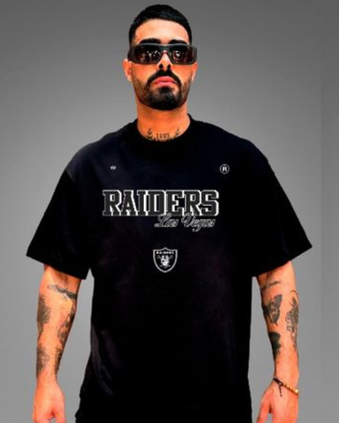 CAMISETA OVERSIZE NEGRA 60 280GM CALIDAD PREMIUM