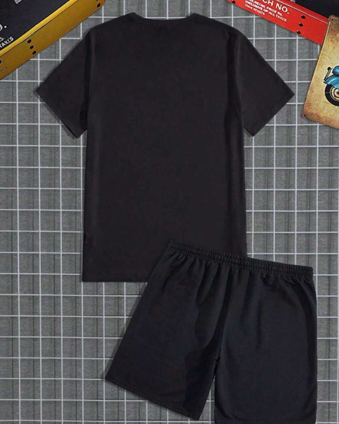 CONJUNTO CAMISETA + PANTALONETA NEGRA