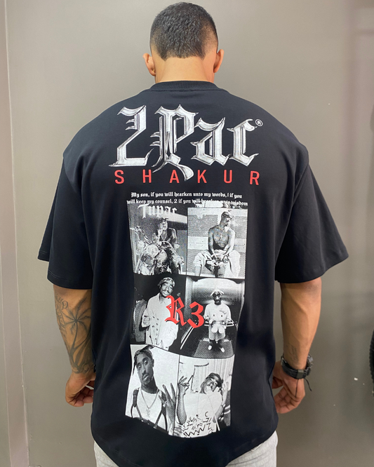 CAMISETA OVERSIZE 2 PAC CALIDAD PREMIUM 280GM