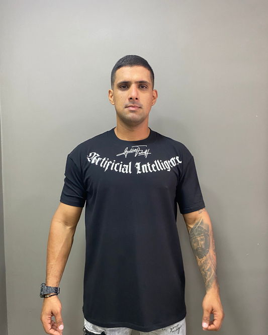 CAMISETA NEGRA 280GM CALIDAD PREMIUM
