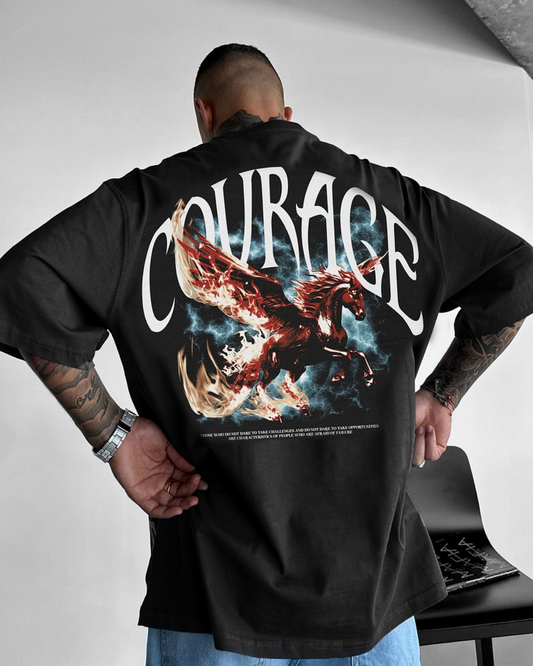 CAMISETA OVERSIZE CABALLO
