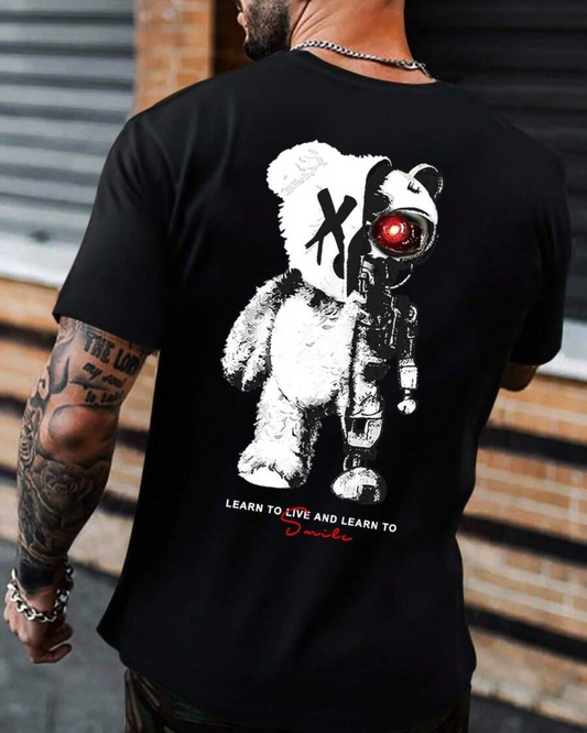 CAMISETA OVERSIZE OSO ROBOT